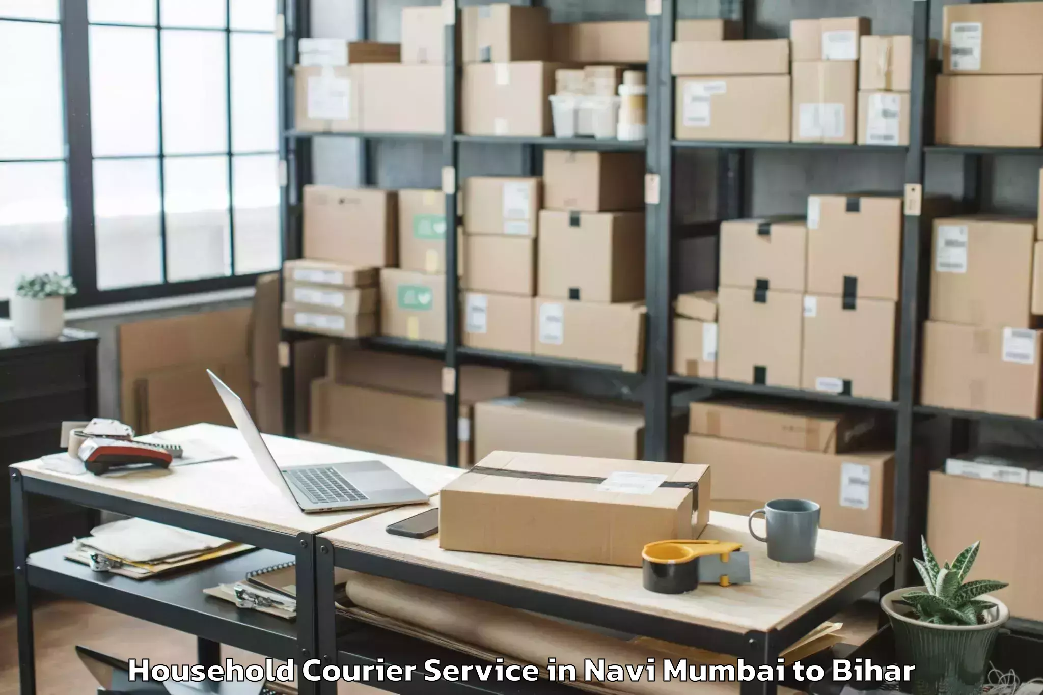 Comprehensive Navi Mumbai to Chainpur Household Courier